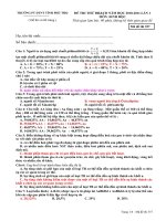 Đê thi thu DH lan 1 ma 357