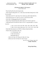 Kê hoạch chuyên môn tháng 3- Tuần 31