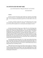 KHU PHỐ CỔ HÀ NỘI THỜI PHÁP THUỘC