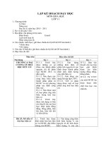 ke hiach day hoc mon hoa thpt