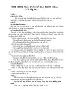 ON TAP NLXH- CÓ DAP AN- 2011