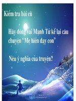 Tiet 65 Thay thuoc gioi cot o tam long