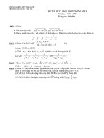 De HSG toan 9 - dap an