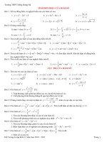 Đề Cương Khối 12 năm học 2010 - 2011