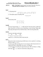 Đề TS chuyên 10 KHTN 2002