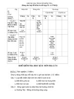 đề kiểm tra địa 8 kì 2