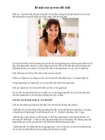 Bí mật của sự trao đổi chất