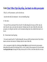 CÁCH CHÈN VIDEO VÀO POWERPOIN