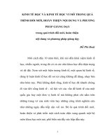 Kinh tế học và kinh tế học vi mô trong quá trình đổi mới, hoàn thiện nội dung và phương pháp giảng dạy
