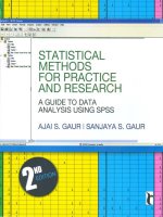 Statistical for practice and research