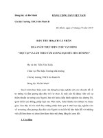 thu hoạch tư tưởng HCM