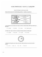 Làm toán bằng tiếng anh, grade 2