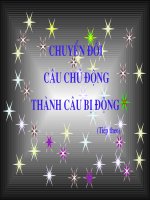 chuyen doi cau chu dong thanh cau bi dong (tiep theo)