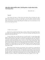 VĂN HÓA LÀNG DUYÊN LINH ( Xã Đông Ninh- Huyện Khoái Châu- Tỉnh Hưng Yên)