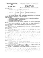 DE THI HUYEN BAO THANG 2010 - 2011