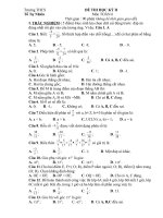 thi HK II toán 6 Hay(có đáp án)