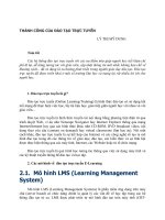 Thành công của đào tạo trực tuyến