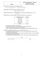 Đề ôn tập Toán 10 HK2 - đề số 8