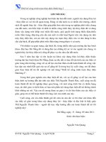 Mẫu đồ án thiết kế thủy điện trình bày khá chi tiết và đầy đủ về công trình các giải pháp thi công