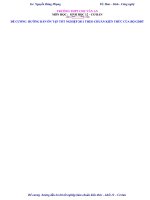 ĐỀ CƯƠNG ÔN TNPT MÔN SINH 2011