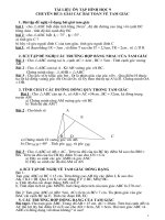 tài liệu ôn tập toán 9