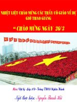 Bai 25: Phuong trinh can bang nhiet