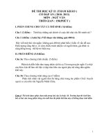 DE THI HK II ( THAM KHAO) Co DA