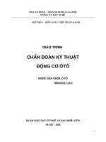GIÁO TRÌNH CHẨN ĐOÁN KỸ THUẬT ĐỘNG CƠ ÔTÔ