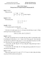 Đề TS chuyên 10 KHTN 2006