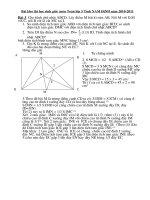 HD GIẢI BÀI HÌNH HỌC HSG LÓP 5TỈNH NAM ĐỊNH NAM 2011 KHÓ