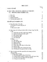 Tác động của tăng trưởng dân số đến môi trường tự nhiên (đất và rừng) vùng tây bắc