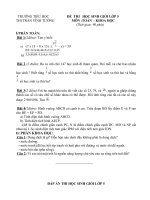 đề thi HSG toán 5 - 2011