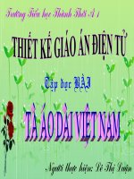 Tập đọc.Tà dai Việt Nam