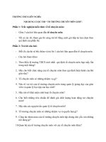 NỘI DUNG CUỘC THI “ tổ TRƯỞNG CHUYÊN môn GIỎI”