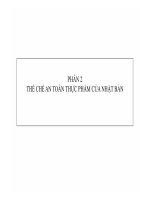 Bài giảng thể chế an toàn thực phẩm quy định vệ sinh giám sát thực phẩm nhập khẩu