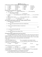 de thi  tieng anh-lop 10