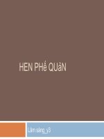 Bài giảng Hen phế quản_y3