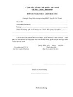 Đơn xin miễn hay giảm học phí