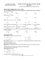 Đề kiểm tra học kì 2+Đáp án