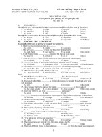 Thi thu DH (truong Nguyen Tat Thanh HN)