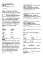 ĐỀ THI HKI THPT Chuyêb Lê Hồng Phong-tphcm.12Anh