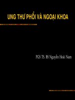 Ung thư phổi và ngoại khoa