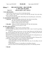 tiết 55: Hình hộp chữ nhật