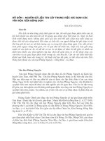 Đồ gốm - nguồn sử liệu tin cậy trong việc xác định các văn hóa tiền Đông Sơn