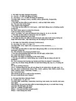 Ngữ pháp tiếng Ang: Các thì trong tiếng Anh