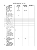 Mẫu dọc sổ Liên đội