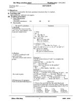 Giao an Tieng Anh 8 chuan