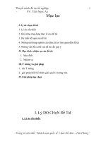 luận văn khách sạn du lịch Dự án xây dựng khách sạn quốc tế Đồ Sơn - thành phố Hải Phòng của Công ty trách nhiệm hữu hạn thương mại - du lịch Nam Cường