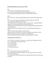 tổng hợp đề thi môn hệ thống thông tin