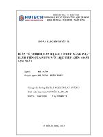 Đồ án tài chính tiền tệ Phân tích mối quan hệ giữa chức năng phát hành tiền của ngân hàng trung ương với mục tiêu kiểm soát lạm phát